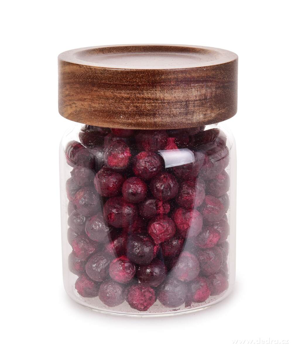 TEMNÉ ČIERNE RÍBEZLE - lyofilizované, celé ovocie sušené mrazom