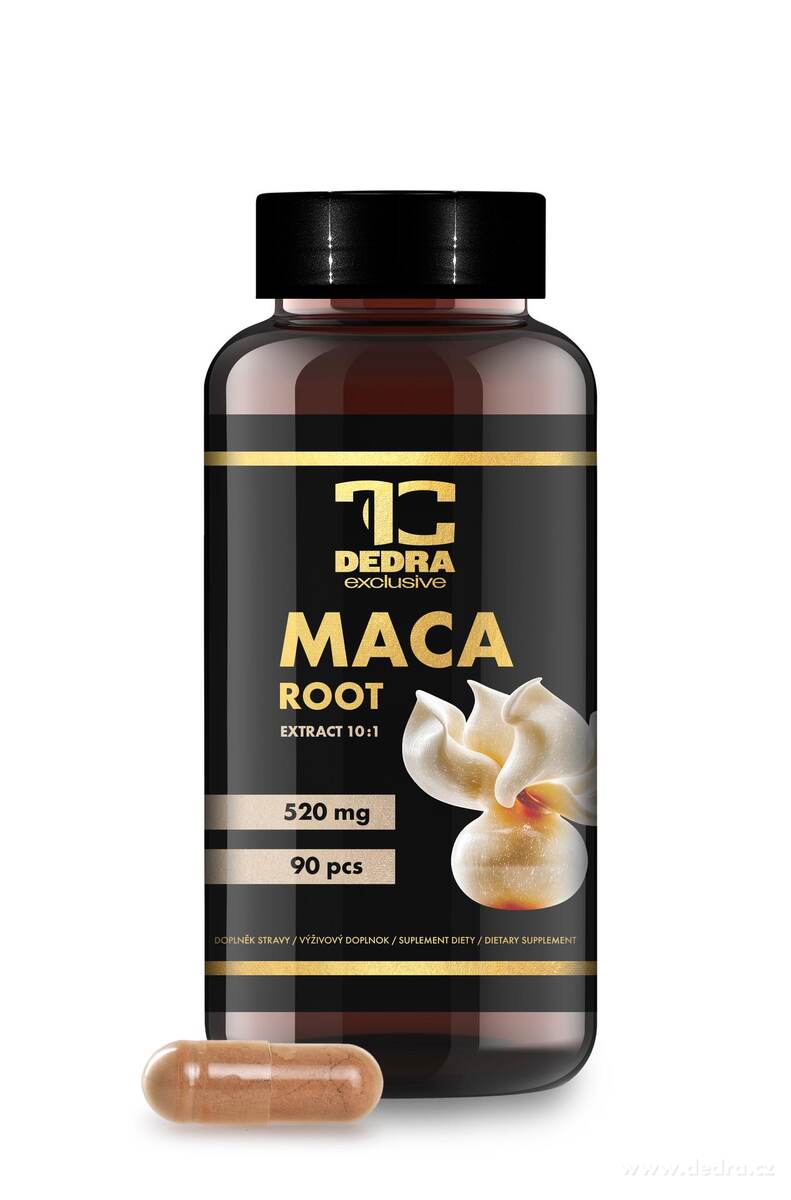 MACA ROOT EXTRACT 10:1 | 520 mg | hormonální rovnováha, vitalita, libido | 90 kapslí