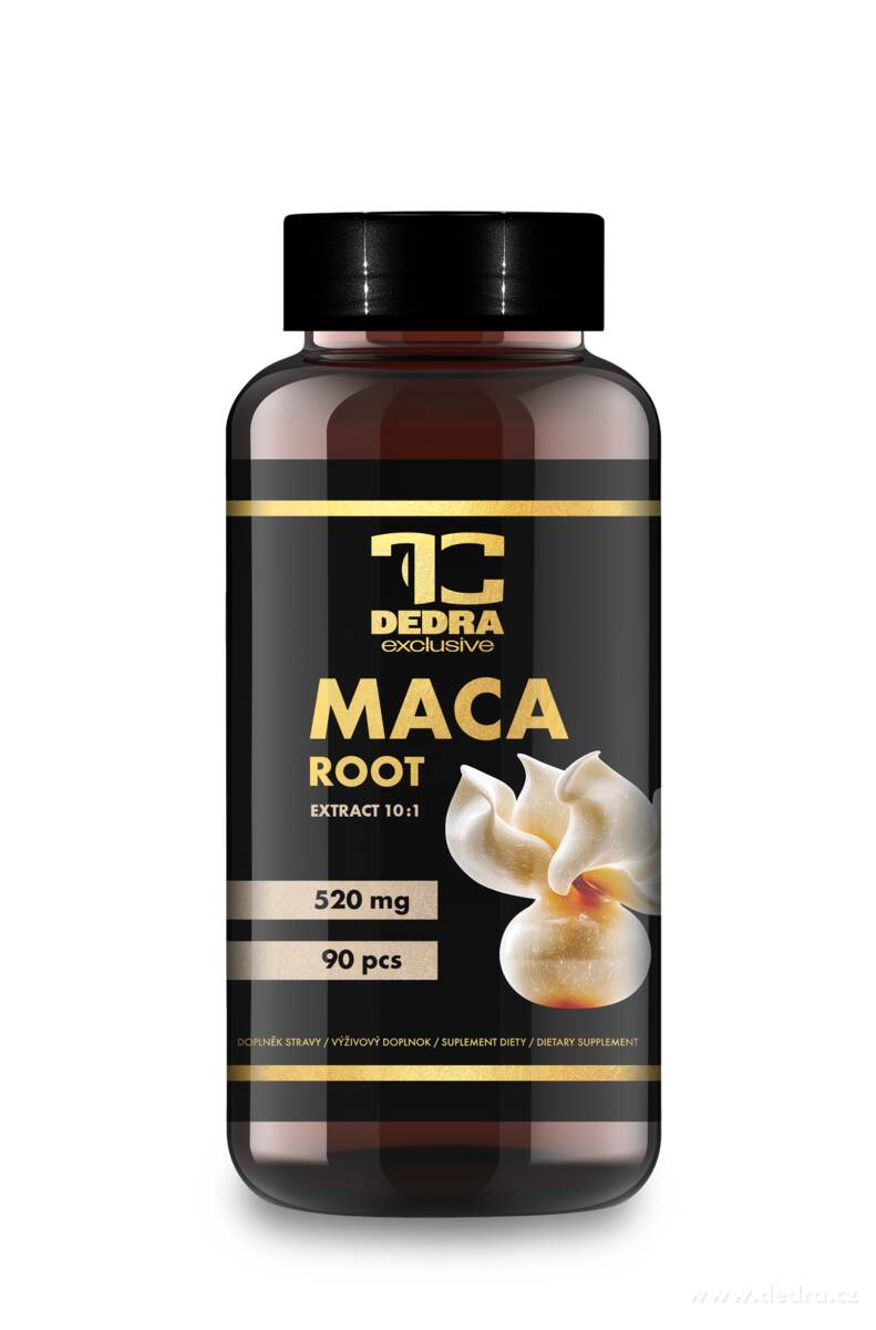 MACA ROOT EXTRACT 10:1 | 520 mg | hormonální rovnováha, vitalita, libido | 90 kapslí
