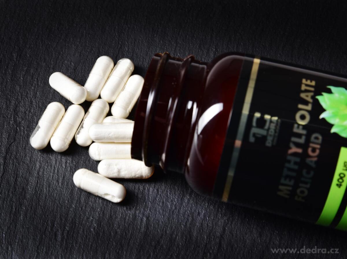 METHYLFOLATE -  KYSELINA LISTOVÁ 400 μg | 16,2 g | pro plánování těhotenství, imunitu a krvetvorbu