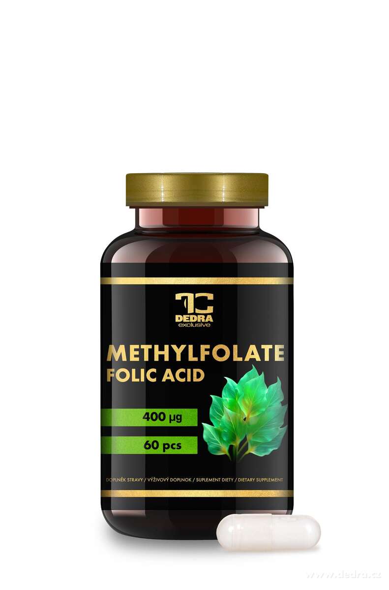 METHYLFOLATE -  KYSELINA LISTOVÁ 400 μg | 16,2 g | pro plánování těhotenství, imunitu a krvetvorbu