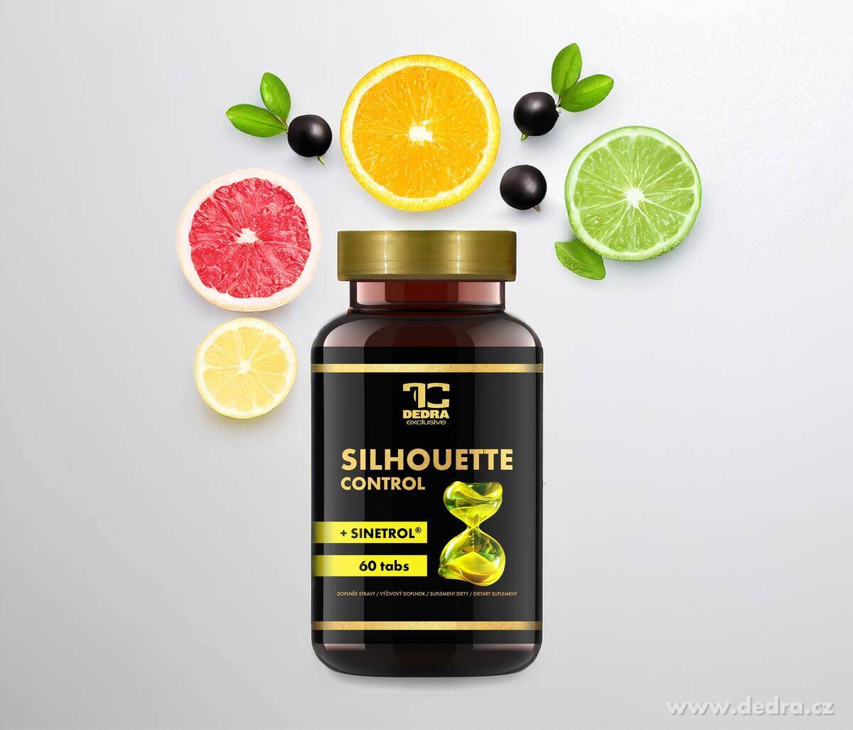 2× SILHOUETTE CONTROL + SINETROL® | klinicky ověřený účinek na spalování tuku | metabolismus & energie | 2× 60 kapslí