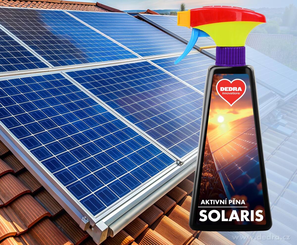 SOLARIS® | Intenzivní pěnový čistič solárních panelů a fotovoltaických systémů 500 ml