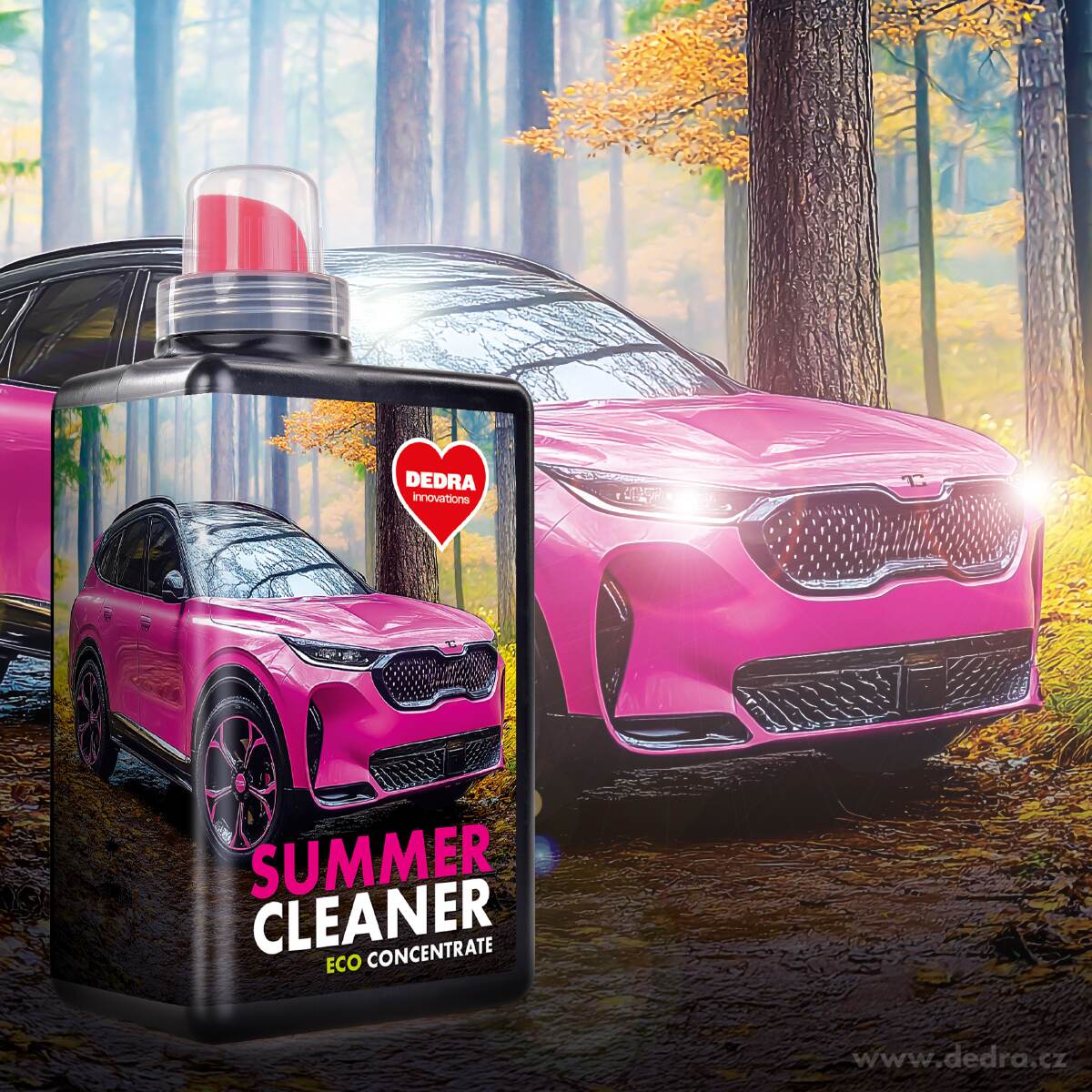 SUMMER CLEANER | Parfemovaný koncentrát – letní směs do ostřikovačů | 1 L