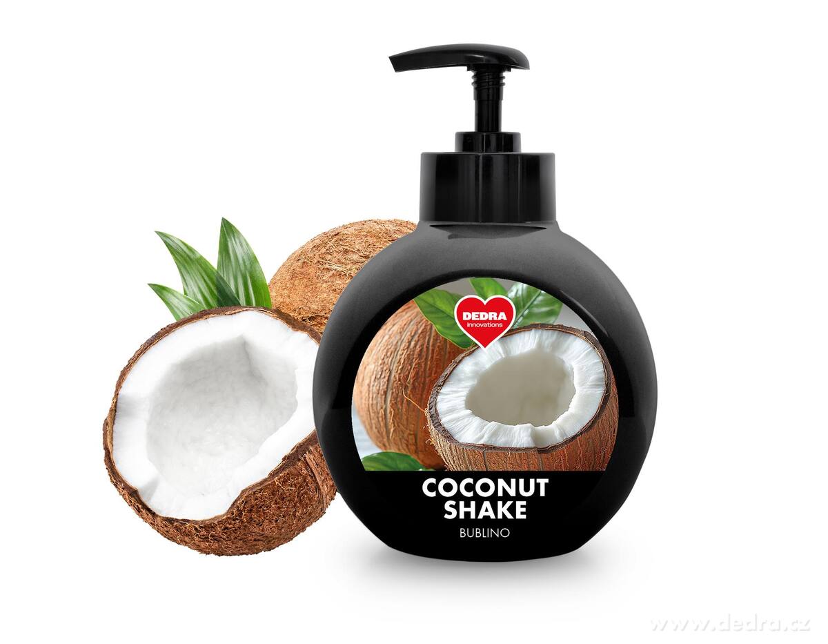COCONUT SHAKE | šetrné mýdlo s glycerinem & aloe vera | BUBLINO | 500 ml