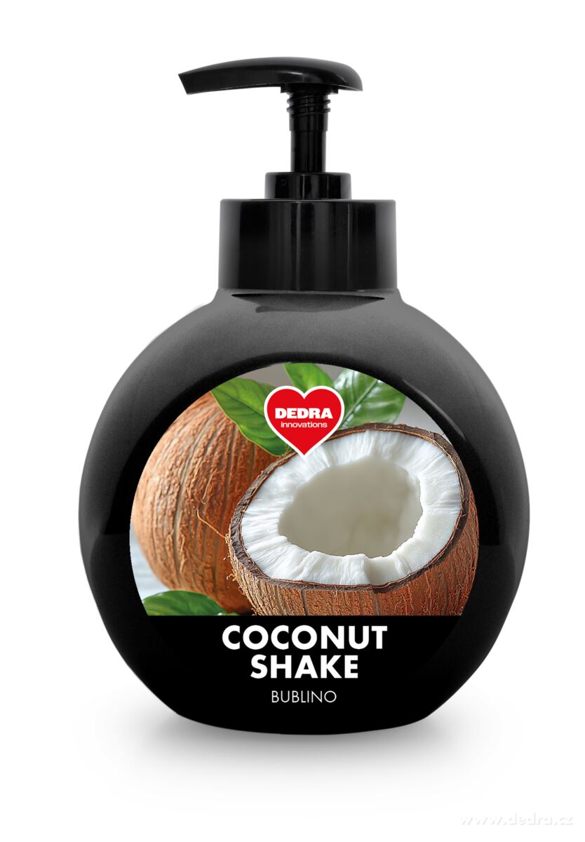 COCONUT SHAKE | šetrné mýdlo s glycerinem & aloe vera | BUBLINO | 500 ml