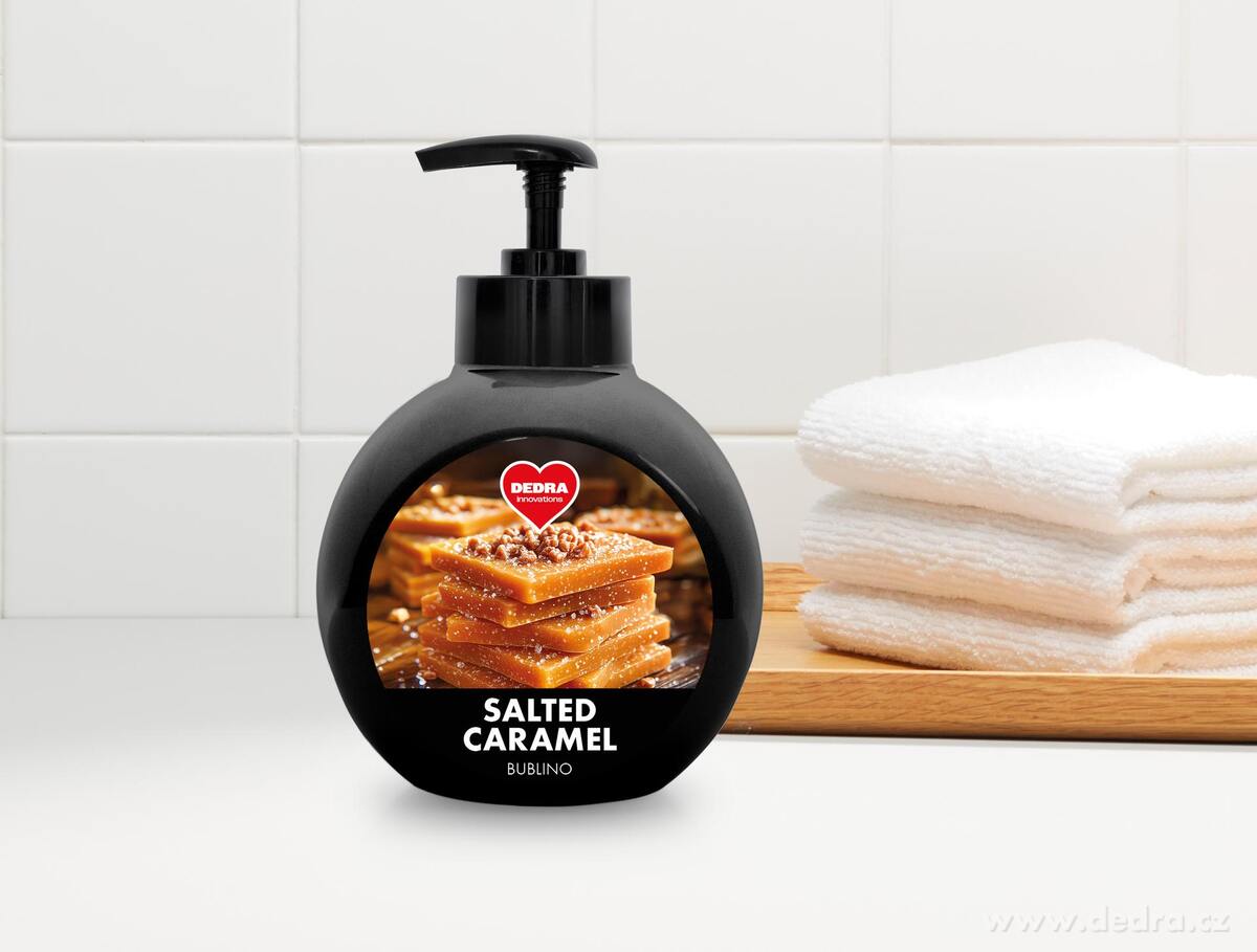 SALTED CARAMEL | šetrné mýdlo s glycerinem & aloe vera | BUBLINO |500 ml