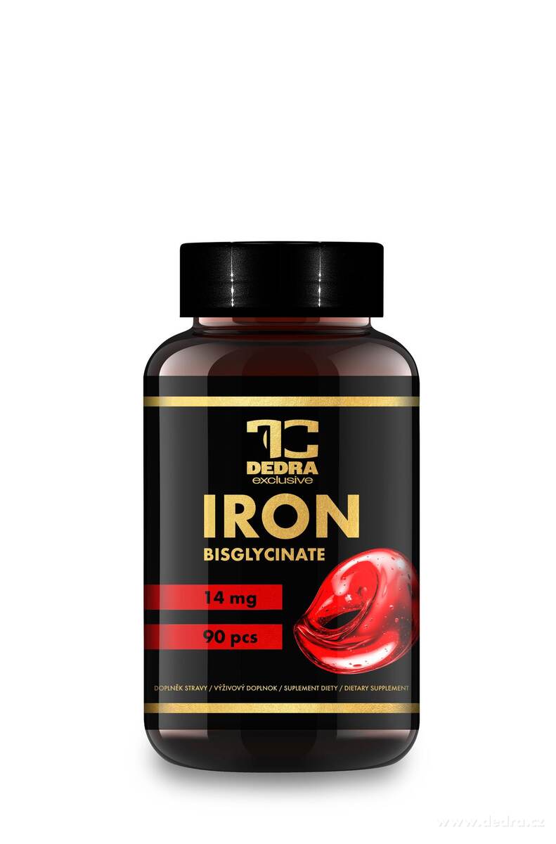 ŽELEZO BISGLYCINÁT 14 mg | normální tvorba červených krvinek & snížení únavy