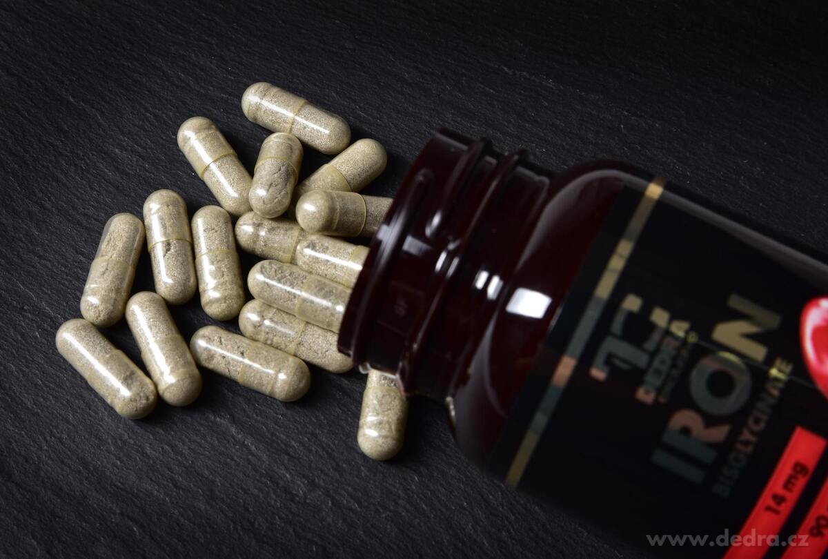 90 kapslí ŽELEZO BISGLYCINÁT 14 mg