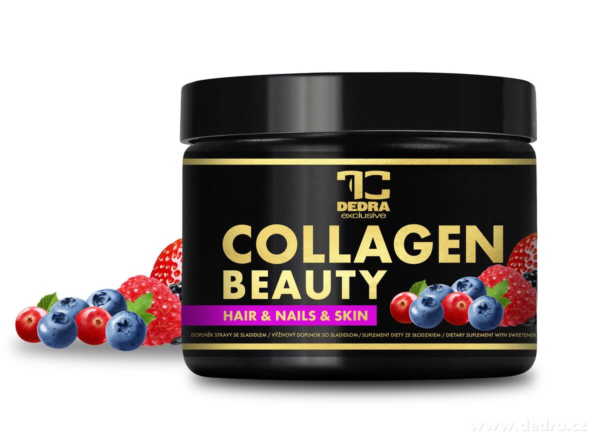 COLLAGEN BEAUTY | komplexní nápoj pro pleť, vlasy a nehty s Verisol® F, vitaminem C, zinkem, kyselinou hyaluronovou a kyselinou listovou