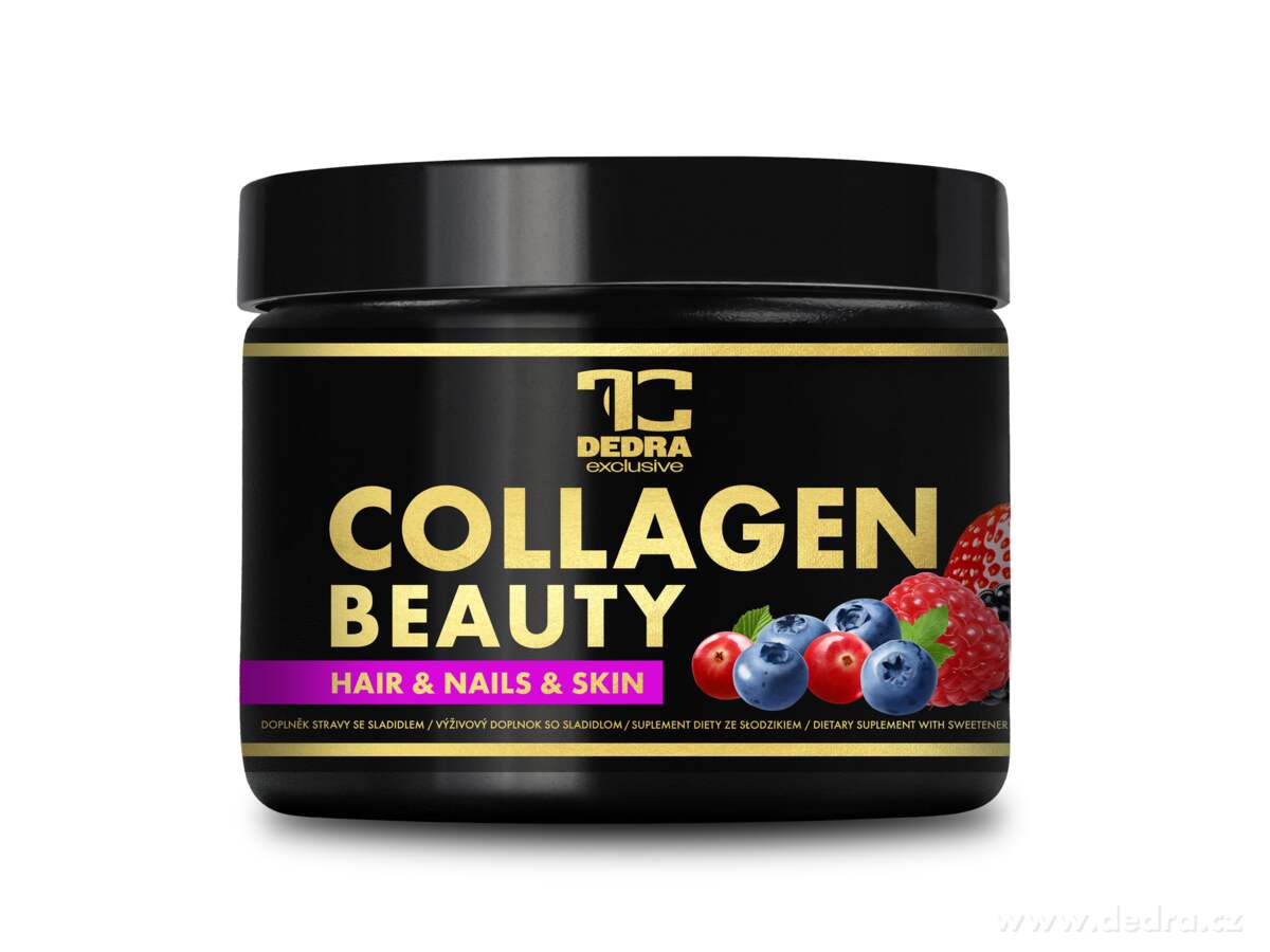 COLLAGEN BEAUTY | komplexní nápoj pro pleť, vlasy a nehty s Verisol® F, vitaminem C, zinkem, kyselinou hyaluronovou a kyselinou listovou