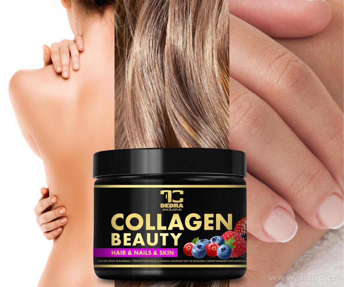 COLLAGEN BEAUTY | komplexní nápoj pro pleť, vlasy a nehty s Verisol® F, vitaminem C, zinkem, kyselinou hyaluronovou a kyselinou listovou