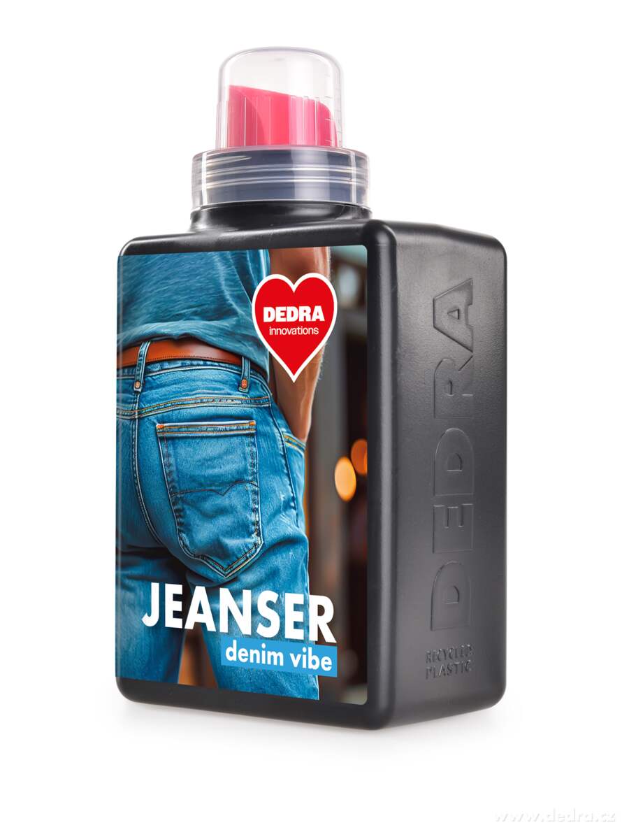 JEANSER | Prací gel na denim & tmavé prádlo | stabilizátor barev & bioenzymy | DENIM VIBE | 20 praní
