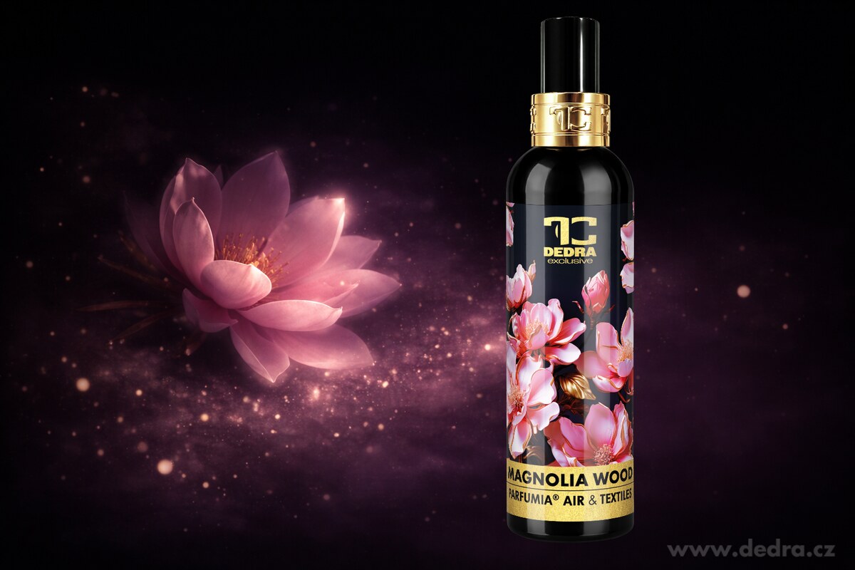 MAGNOLIA WOOD | Osvěžovač vzduchu & textilií | luxusní parfémový sprej | 200 ml