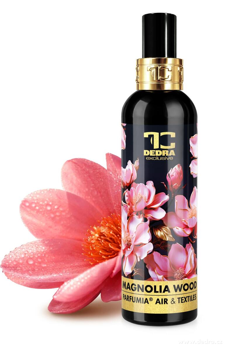 MAGNOLIA WOOD | Osvěžovač vzduchu & textilií | luxusní parfémový sprej | 200 ml