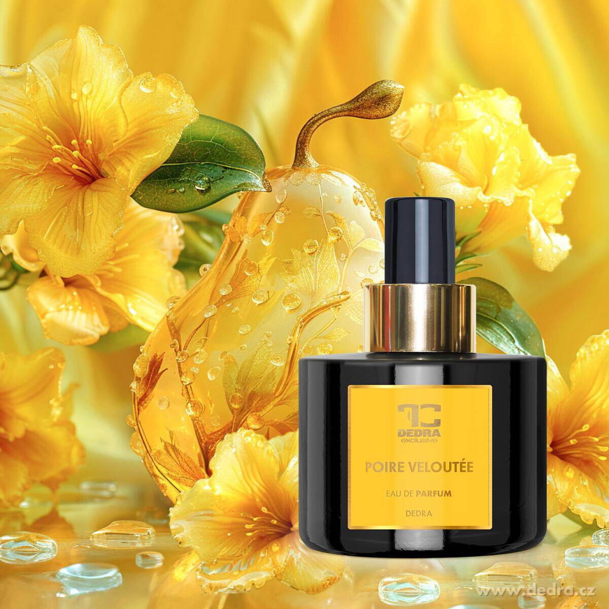 SAMETOVÁ HRUŠKA | valentýnská sada EDP + tekuté mýdlo + sprchový gel | 1+2 ZDARMA