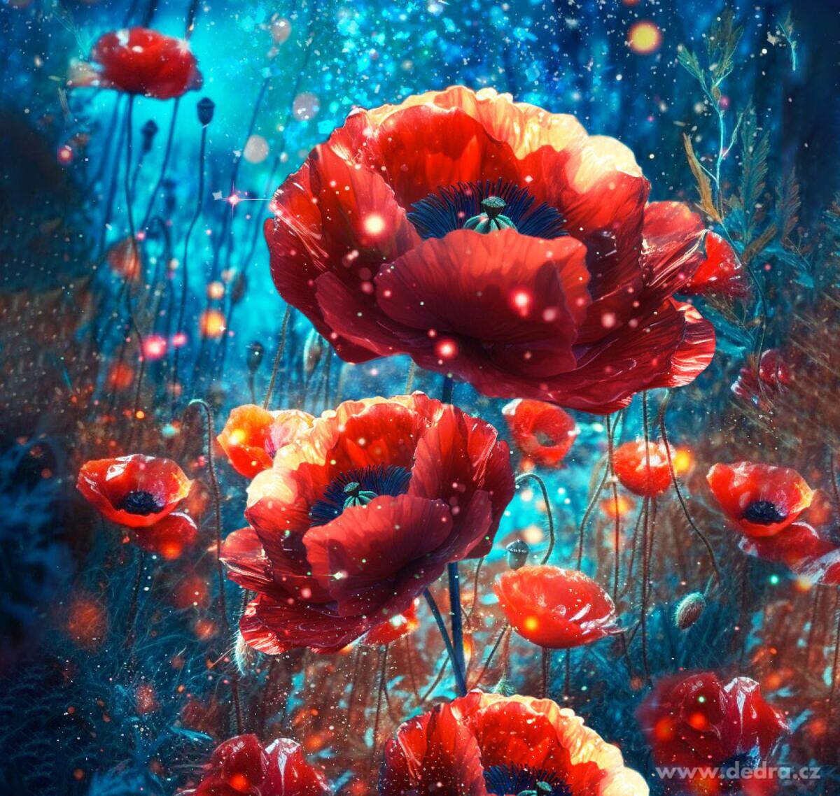 POPPY MEADOW | dárková sada EDP + tělové mléko + sprchový gel | 1+2 ZDARMA