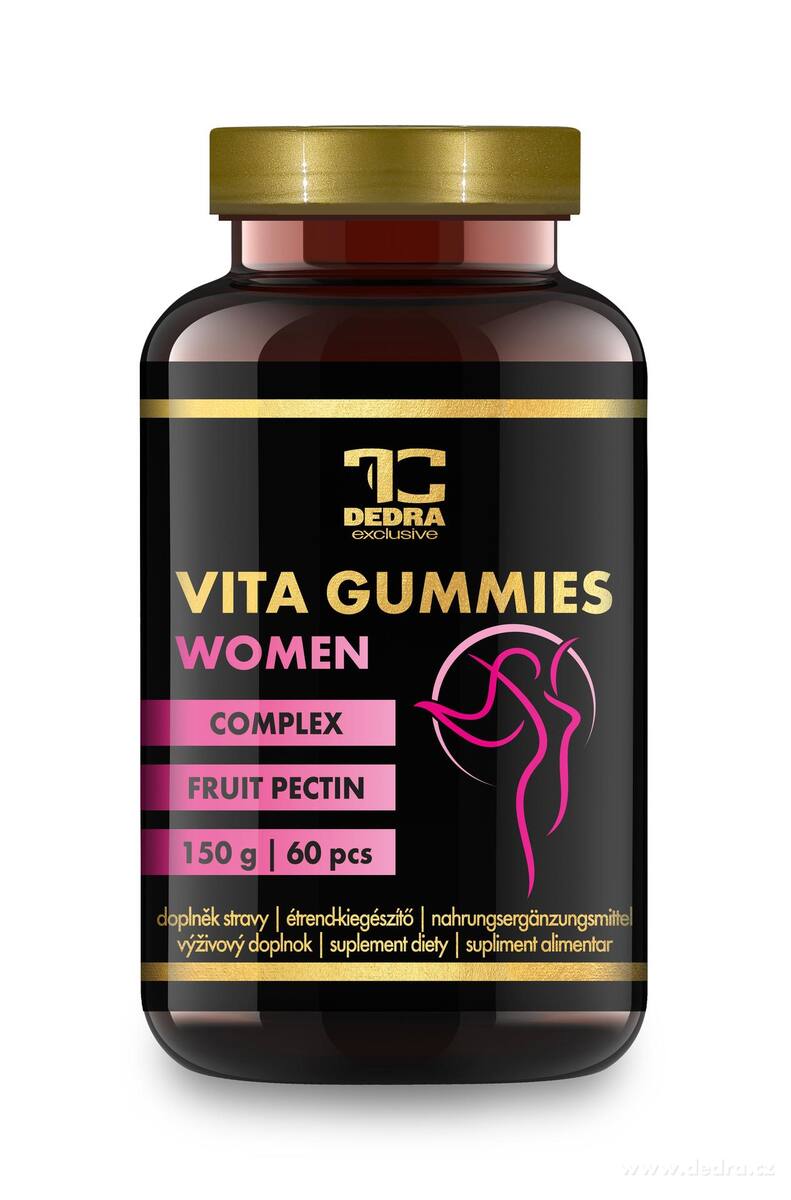 VITA GUMMIES WOMAN | Multivitaminoví želé medvídci pro ženy | s tropickou příchutí | 60 ks
