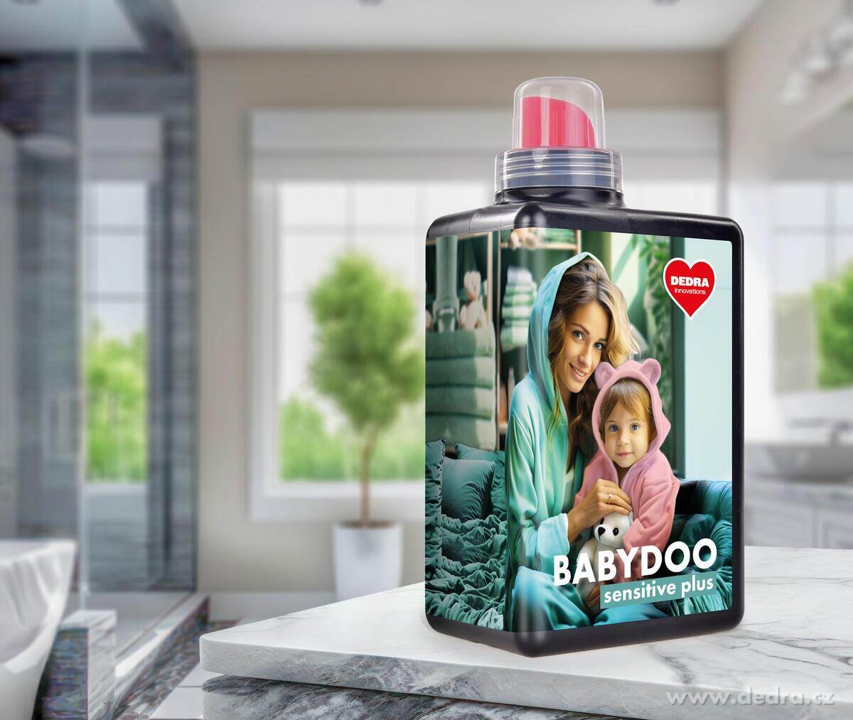 2× BABYDOO | Šetrný prací gel pro miminka & citlivou pokožku | dětské prádlo | 56 praní