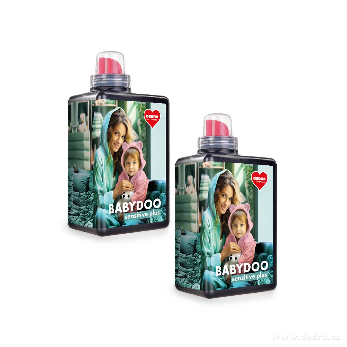 2× BABYDOO | Šetrný prací gel pro miminka & citlivou pokožku | dětské prádlo | 56 praní