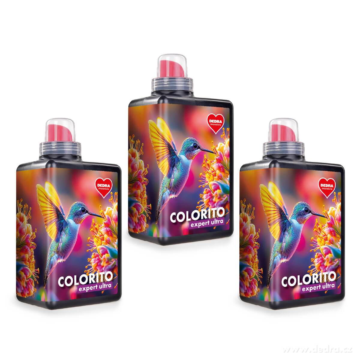 3× COLORITO | Prací gel na barevné prádlo s ochranou barev | EXPERT ULTRA | 84 praní