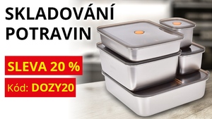 SLEVA 20 % na DÓZY na skladování potravin