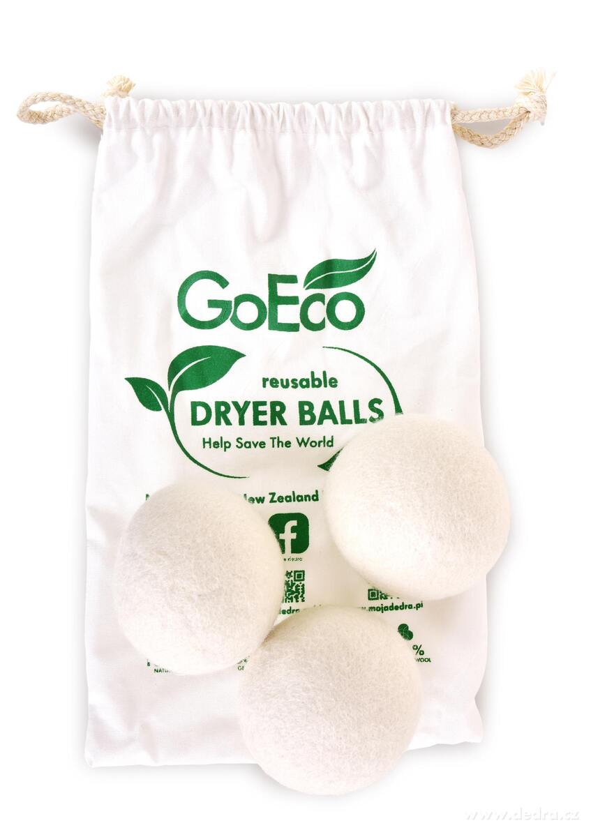 SUŠIČKOKOULE | přírodní vlněné koule do sušičky | 3 ks | GoEco®
