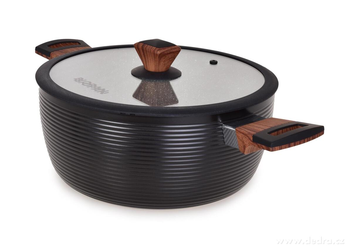 BIOPAN® | robustní hrnec s nepřilnavým povrchem a poklicí | Ø 28 cm | 6 L
