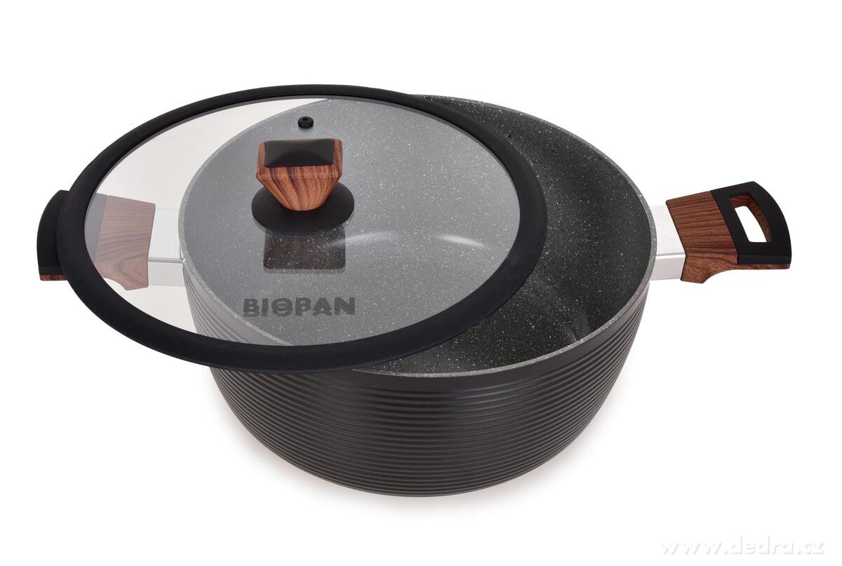 BIOPAN® | robustní hrnec s nepřilnavým povrchem a poklicí | Ø 28 cm | 6 L
