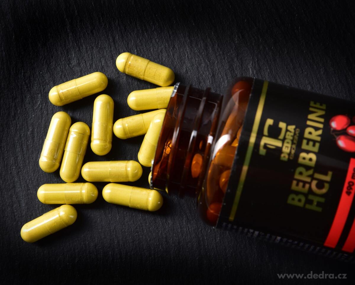 BERBERINE 490 mg | 97 % HCl | podpora hubnutí, metabolismu, trávení a kardiovaskulárního systému | 60 kapslí