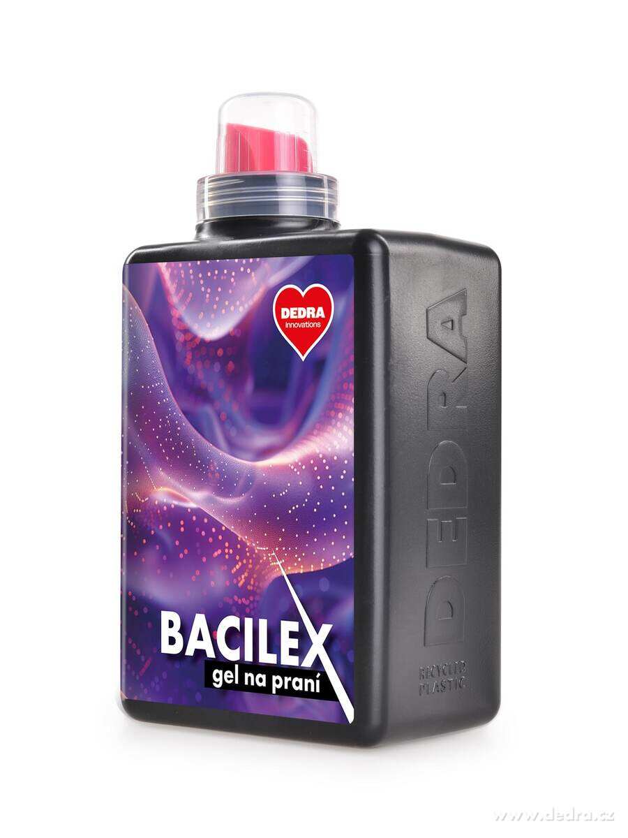 Sada 2 ks gel na praní bílého i barevného prádla s antimikrobiální přísadou, BACILEX®