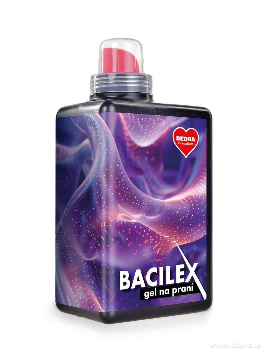 Sada 2 ks gel na praní bílého i barevného prádla s antimikrobiální přísadou, BACILEX®
