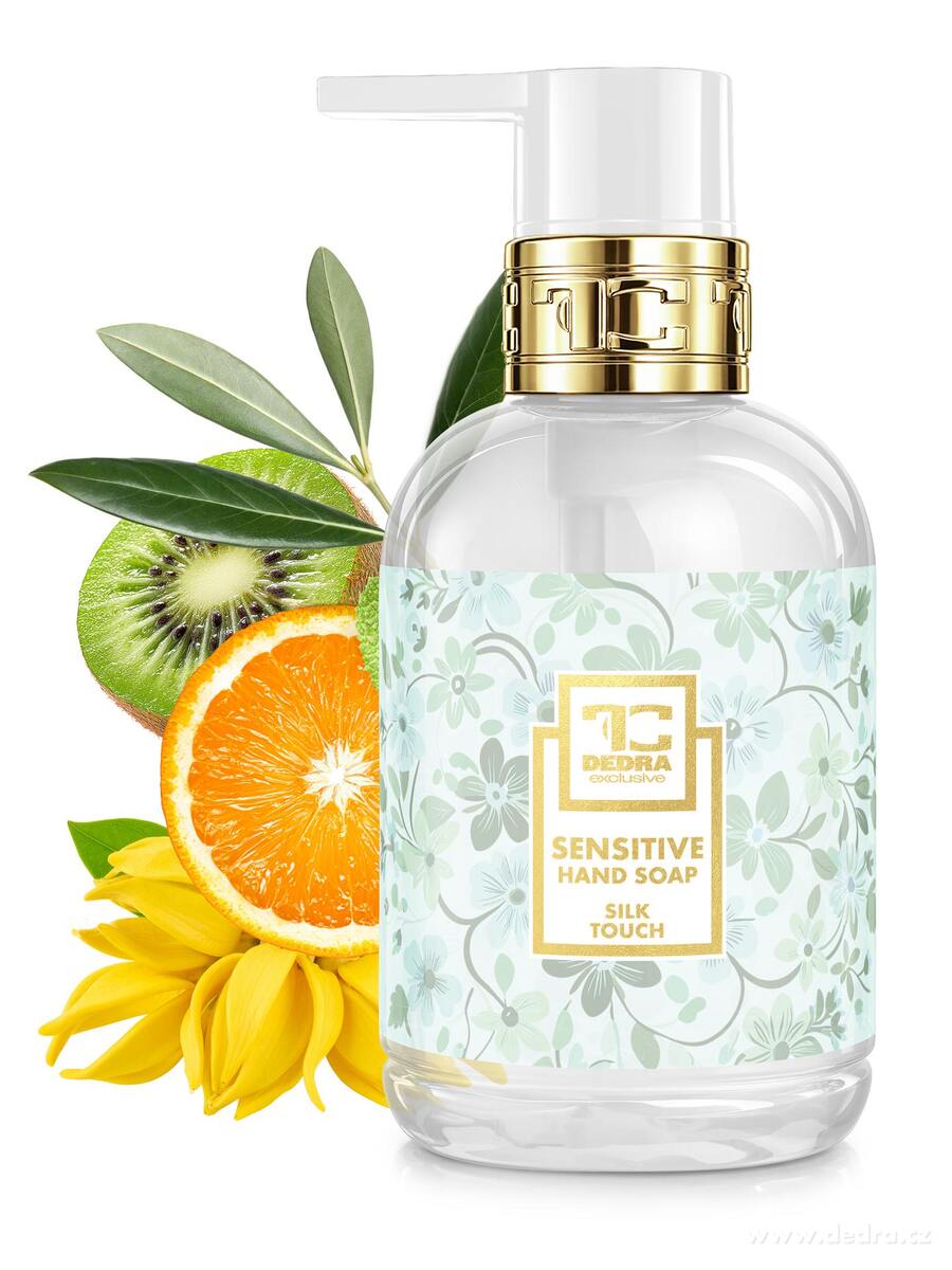 SENSITIVE šetrné zvláčňující mýdlo pro citlivou pokožku | SILK TOUCH | 320 ml