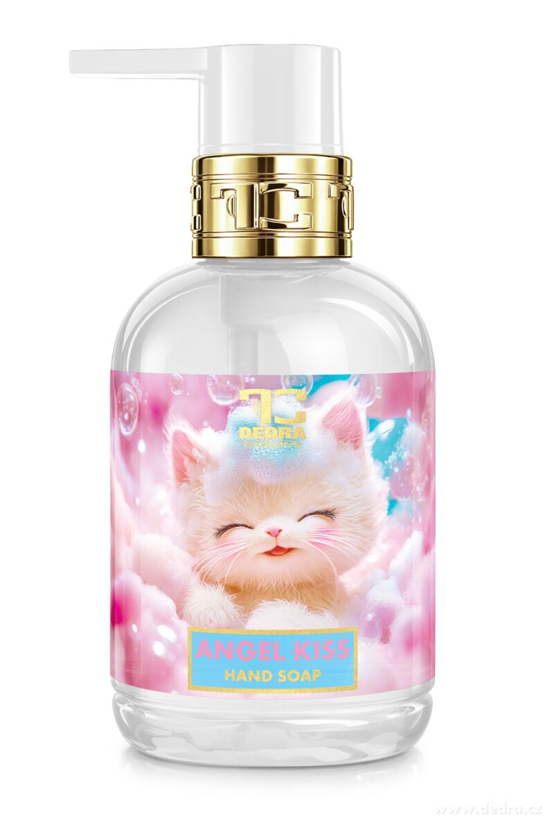 ANGEL KISS | dětské šetrné mýdlo na tělo a ruce | hypoalergenní, bez parabenů | 320 ml