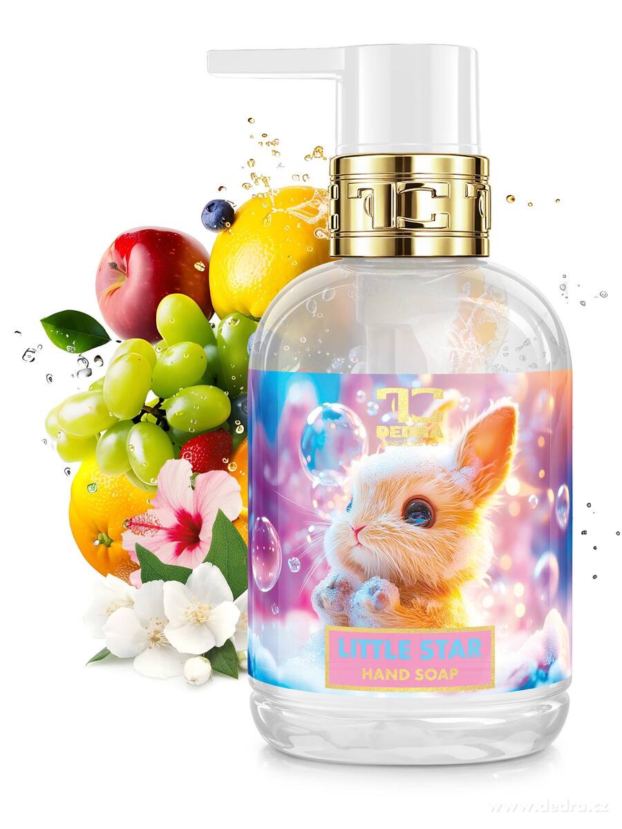 LITTLE STAR | dětské šetrné mýdlo na tělo a ruce | hypoalergenní, bez parabenů | 320 ml