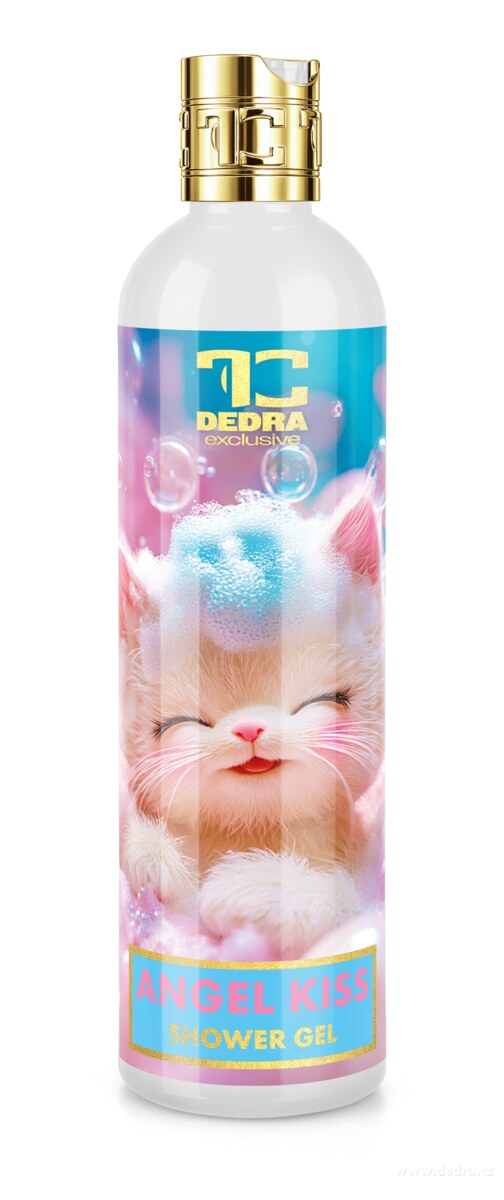 ANGEL KISS | dětský ultra jemný sprchový gel na tělo i vlásky | hypoalergenní, bez parabenů | 320 ml