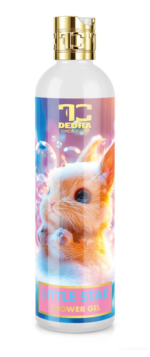 LITTLE STAR | dětský ultra jemný sprchový gel na tělo i vlásky | hypoalergenní, bez parabenů | 320 ml