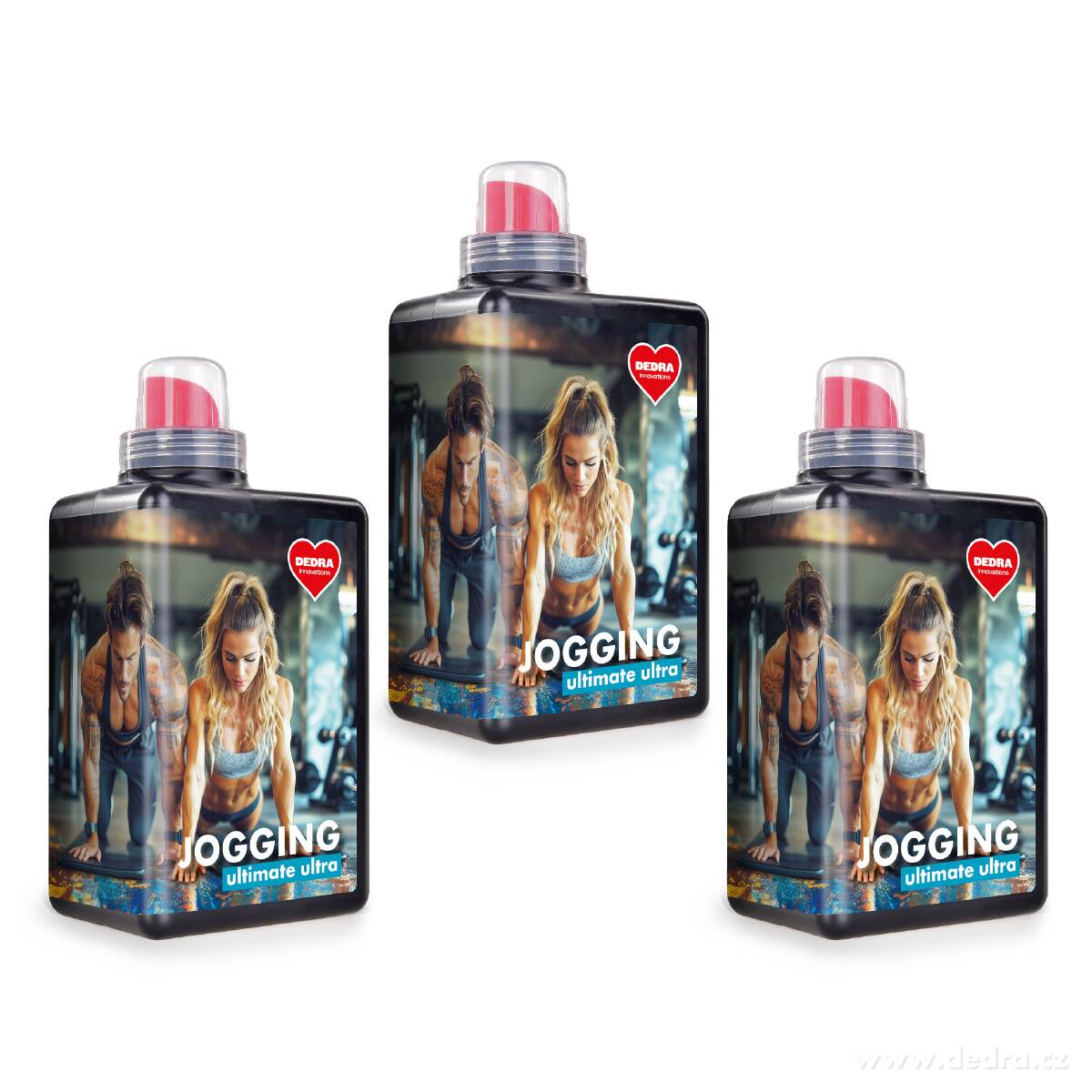 3× JOGGING | Prací gel na sportovní & funkční oblečení | proti zápachu potu & ECO koncentrát | 84 praní