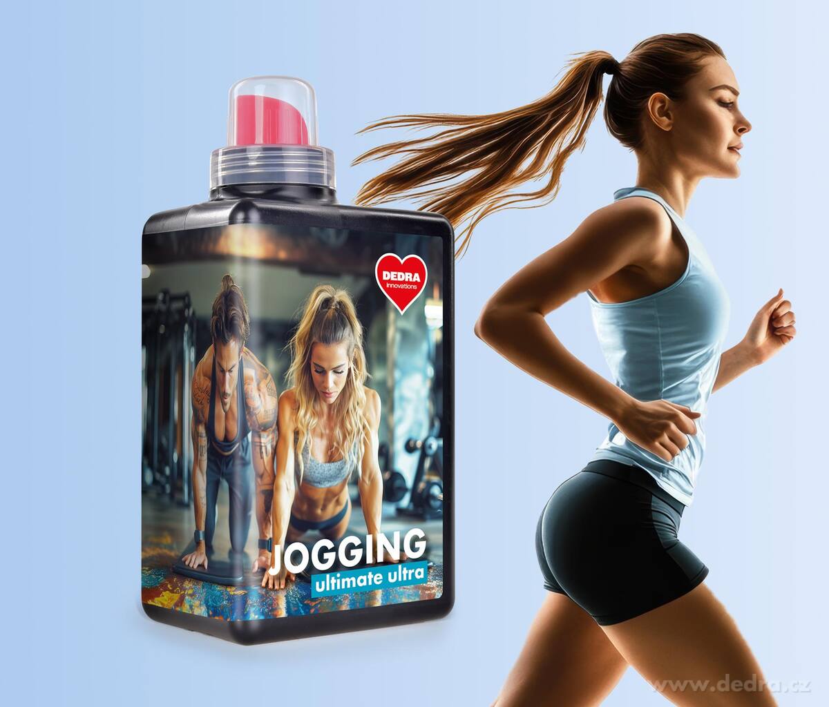 Sada 3 ks speciální tekutý EKO prací prostředek na sportovní oblečení, JOGGING ULTIMATE ULTRA