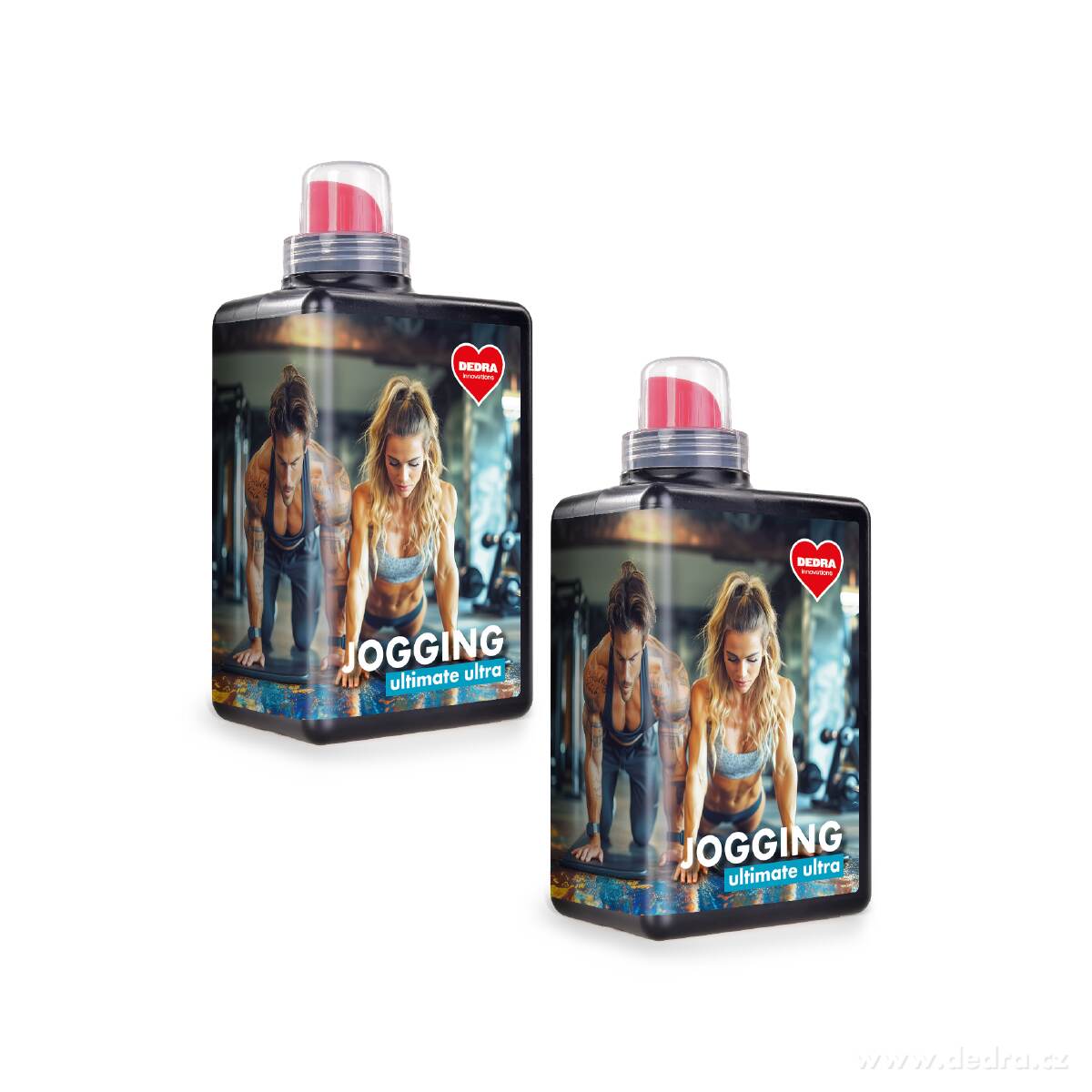 2× JOGGING | Prací gel na sportovní & funkční oblečení | proti zápachu potu & ECO koncentrát | 56 praní