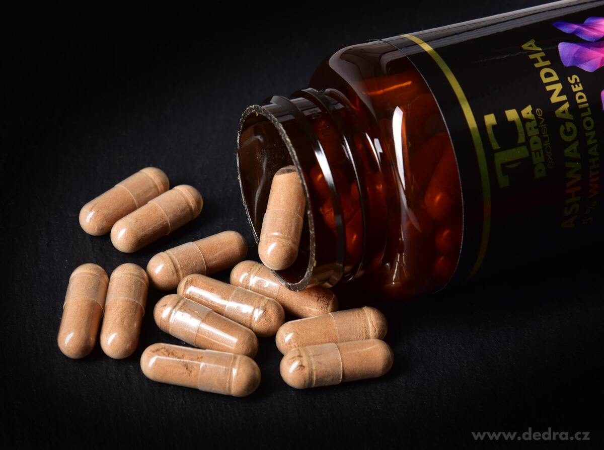 ASHWAGANDHA 510 mg extrakt 10:1 (5 % withanolidov)