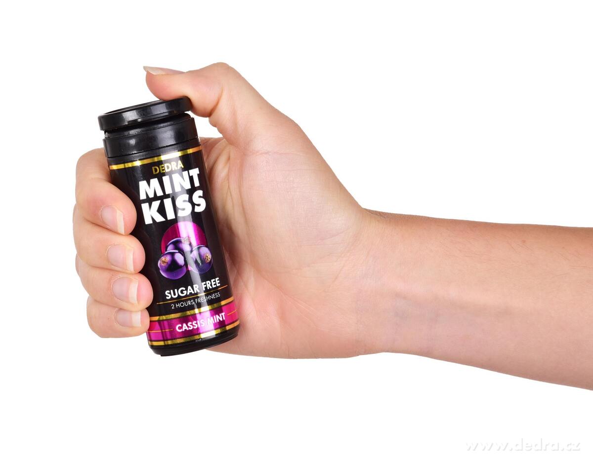 MINT KISS ríbezľovo-mätové osviežujúce pastilky bez cukru