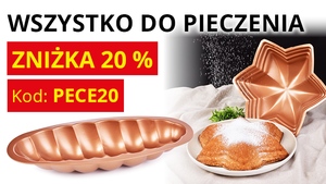 ZNIŻKA 20% na PIECZENIE