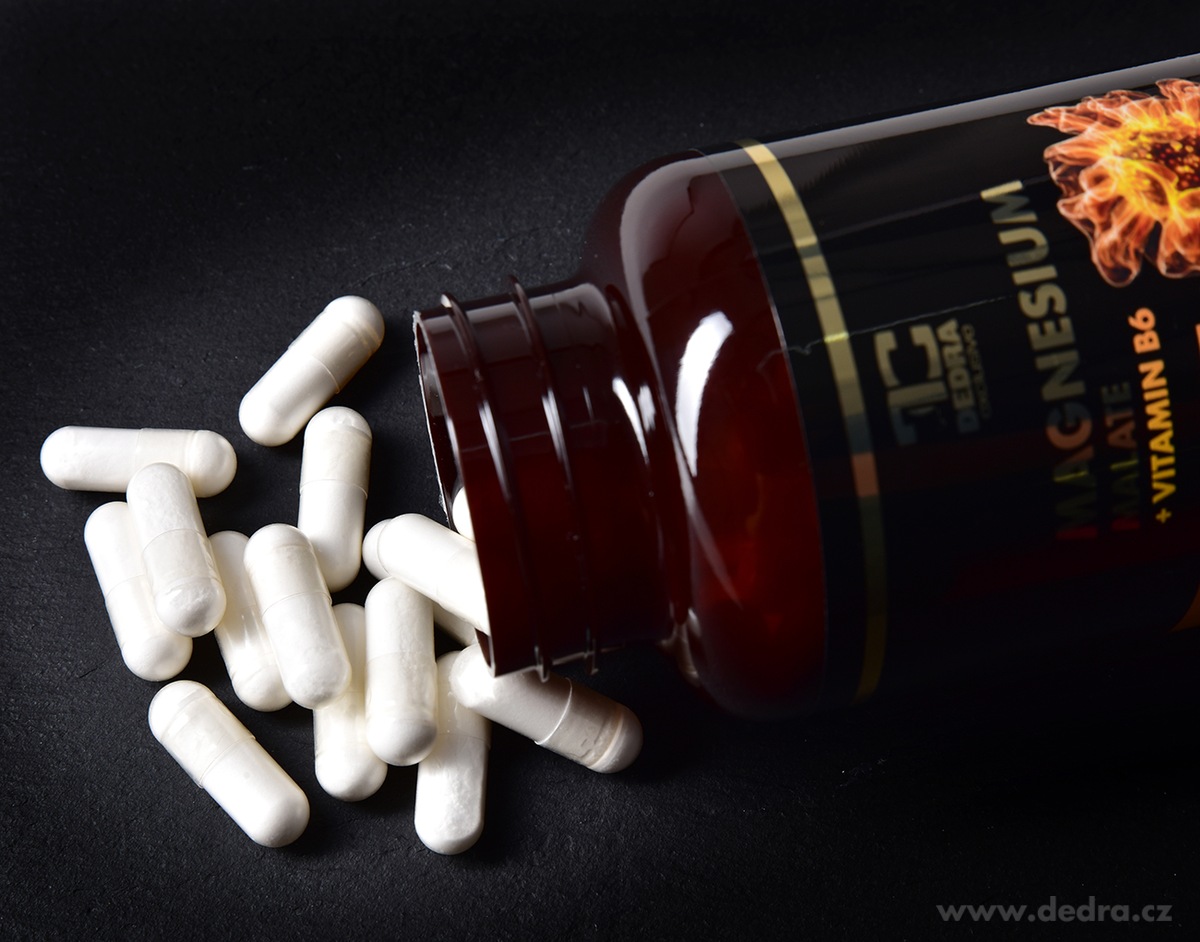 MAGNESIUM MALÁT 740 mg & VITAMIN B6 | energie & proti únavě | 90 kapslí