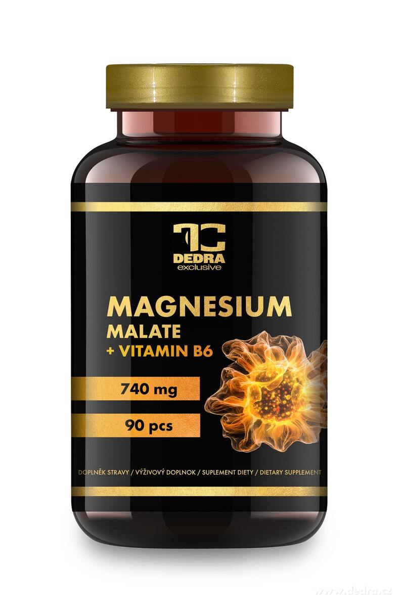 MAGNESIUM MALÁT 740 mg & VITAMIN B6 | energie & snížení únavy