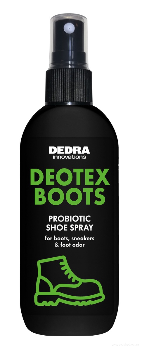 Probiotický sprej na obuv proti zápachu | DEOTEX® BOOTS | neutralizuje pachy, chrání & osvěžuje | 100 ml