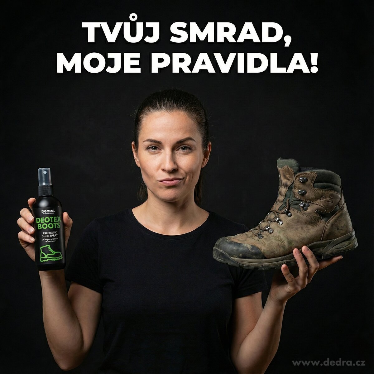 Probiotický sprej na obuv proti zápachu | DEOTEX® BOOTS | neutralizuje pachy, chrání & osvěžuje | 100 ml
