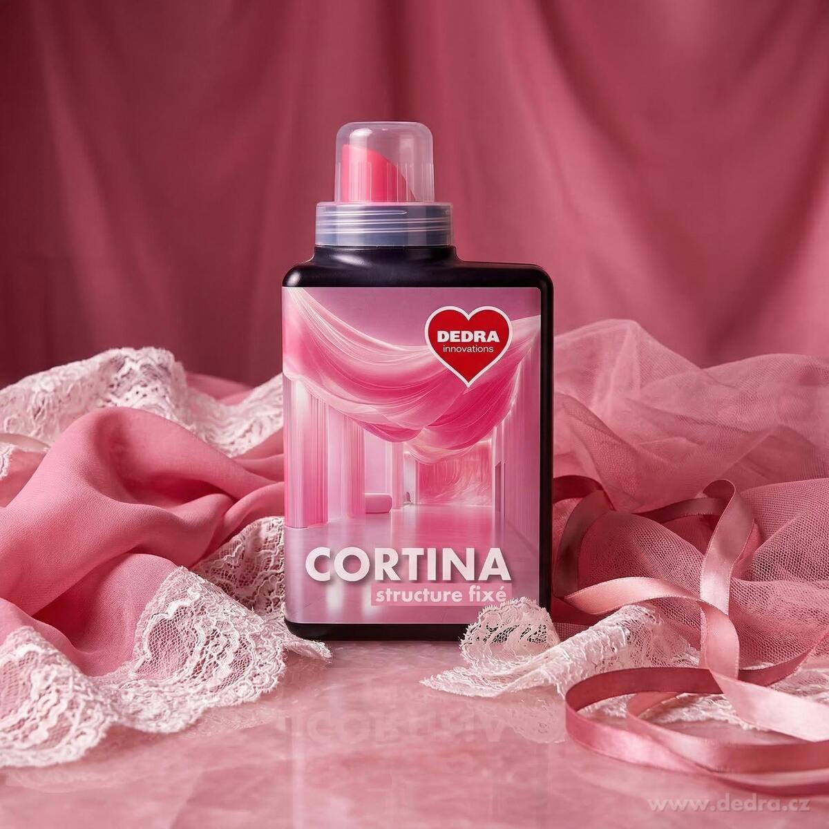 CORTINA STRUCTURE FIXÉ | tužidlo na záclony & krajky | tvar, struktura & elegance | 500 ml