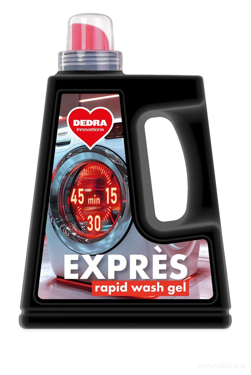 EXPRÈS | gel na praní na expresní programy | svěžest, rychlost & péče | 44 praní