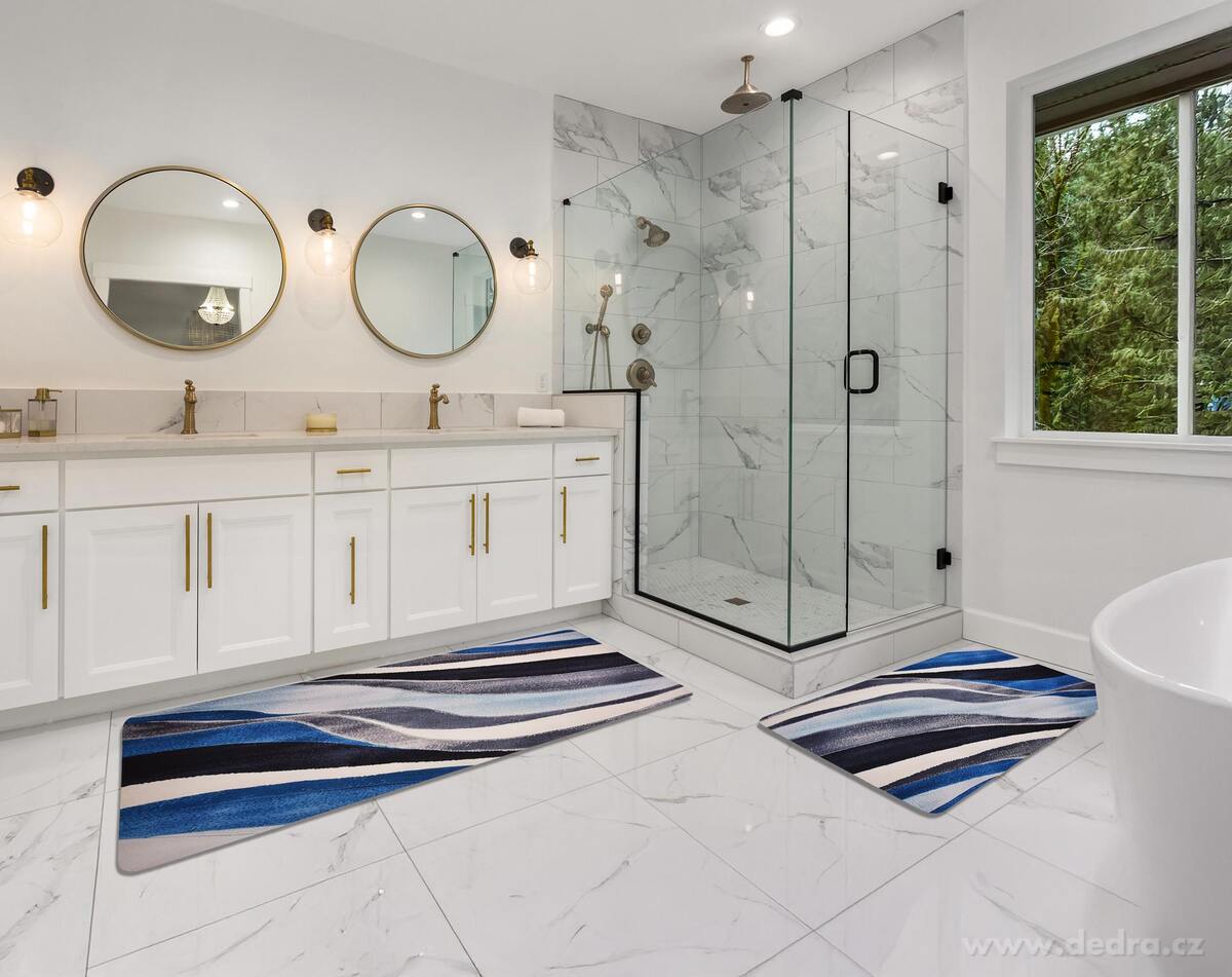 SPA ULTRASAVÝ kremelinový behúň - waves